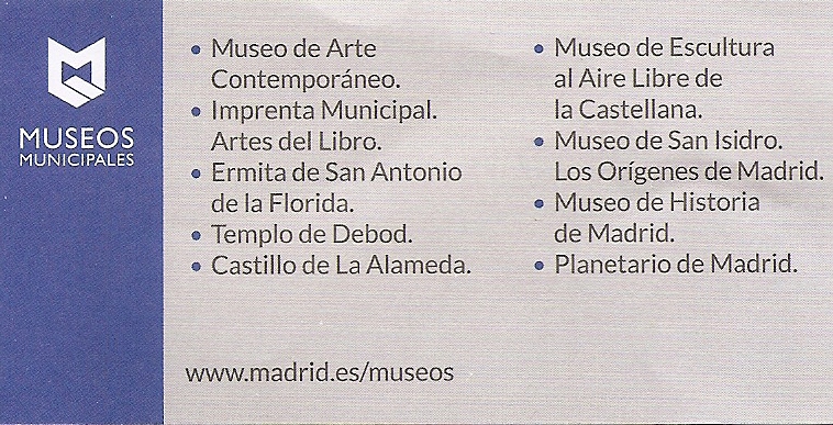 Entrada Museo de Historia - Madrid - España (2)